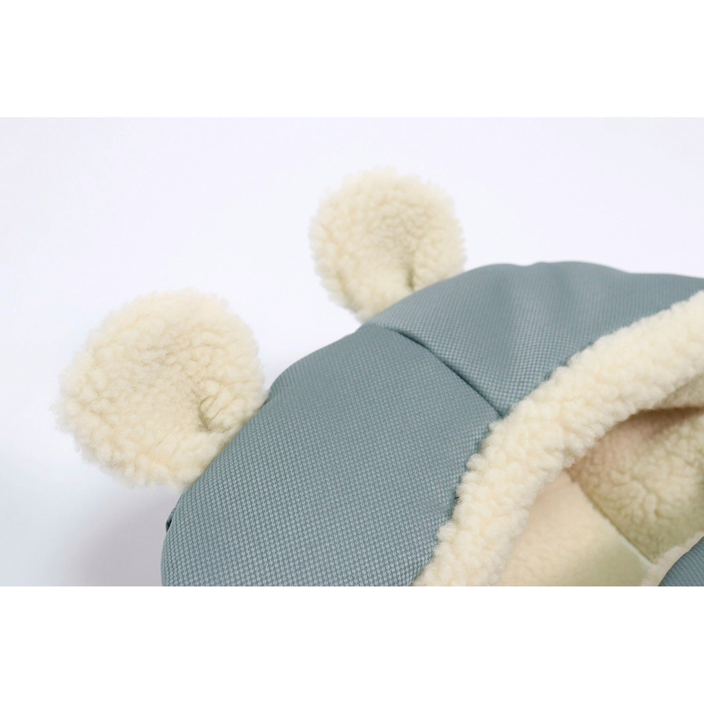 Kaiser Winterfußsack XL EARS WOOL slit green