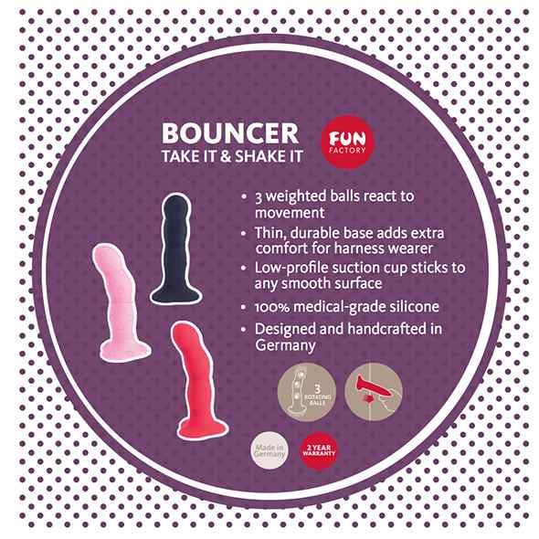 Fun Factory Bouncer Shake Dildo Red