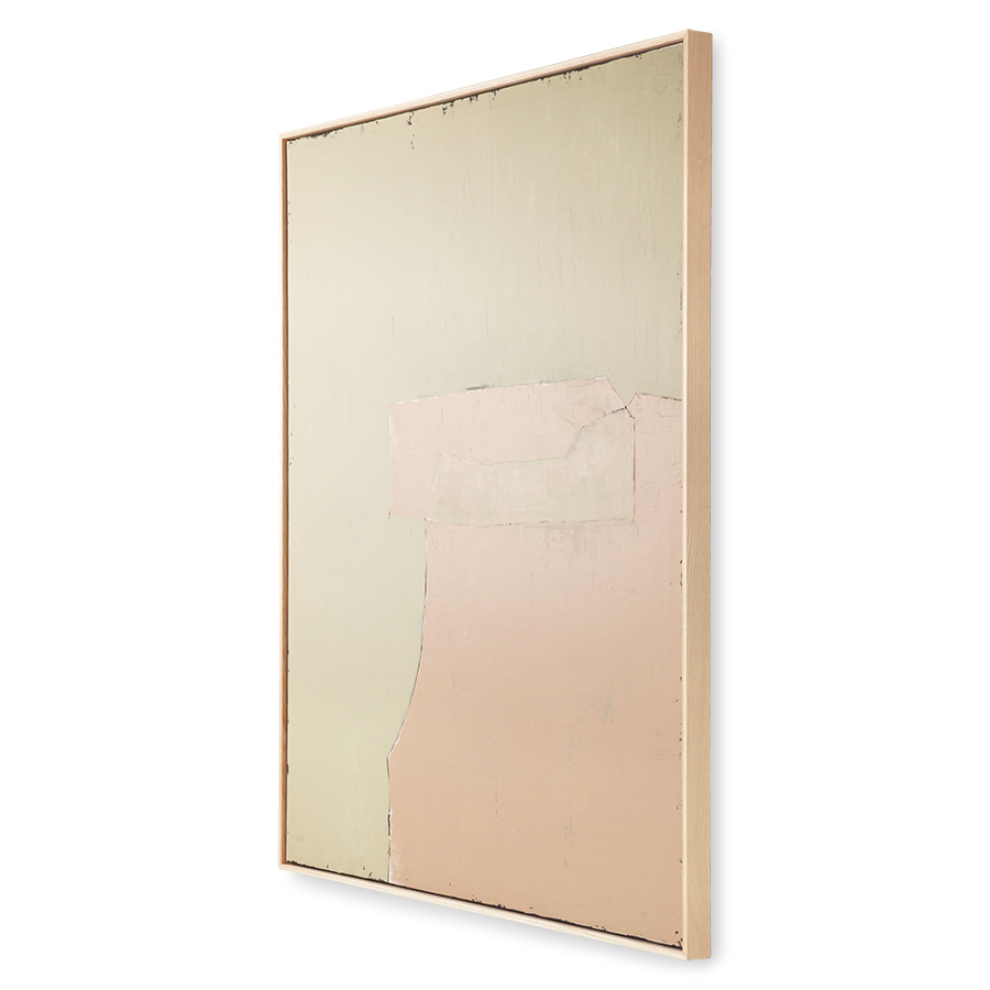 Schilderij Abstract Olive/Nude