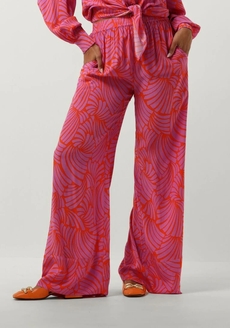 SUNCOO roze suncoo wijde broek joy