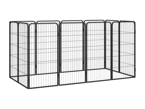 Parc pour chien 12 noire 200 x 100 x 100 cm 02_0043604