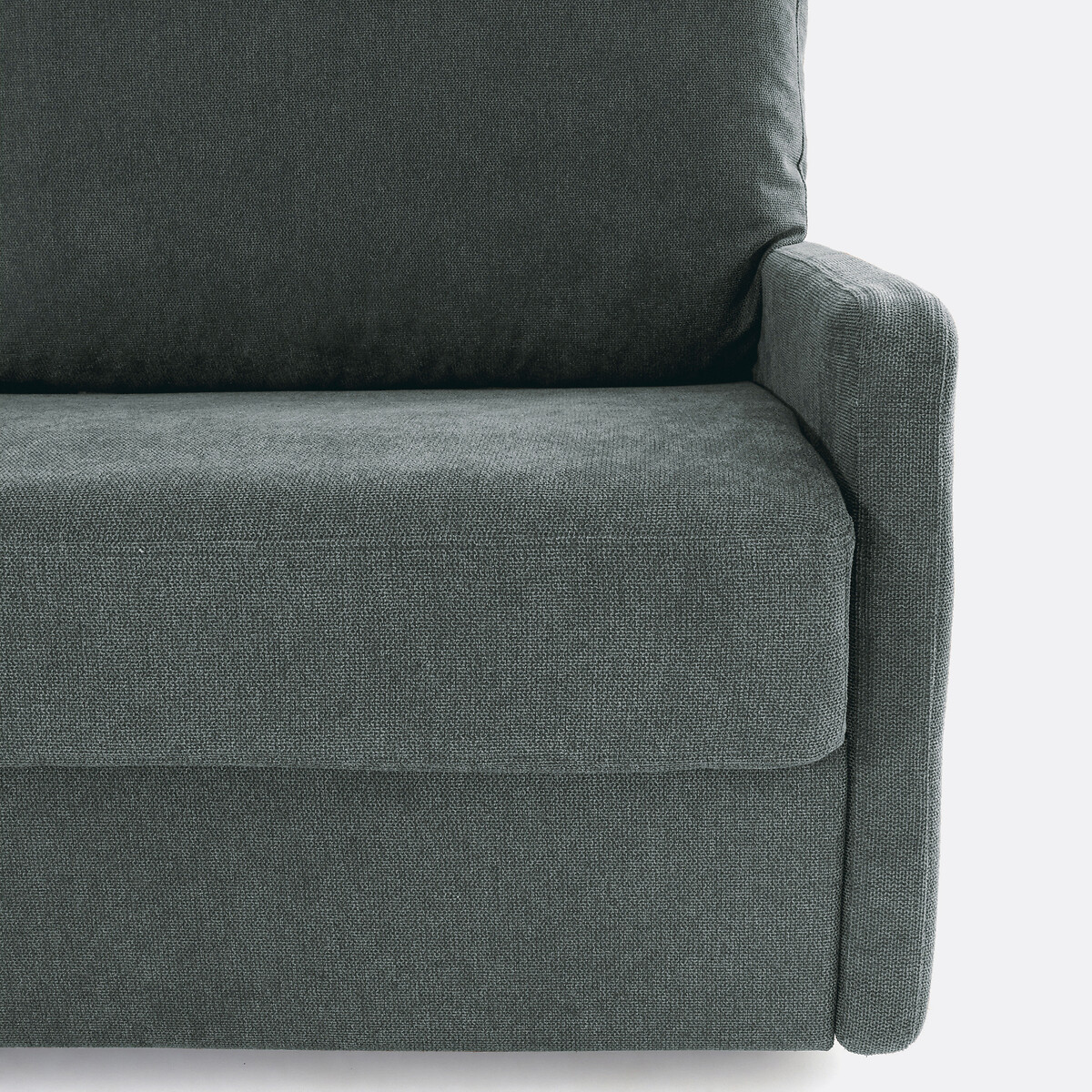 LA REDOUTE INTERIEURS<br>Sofá-cama de canto, tecido texturizado, espuma Marta