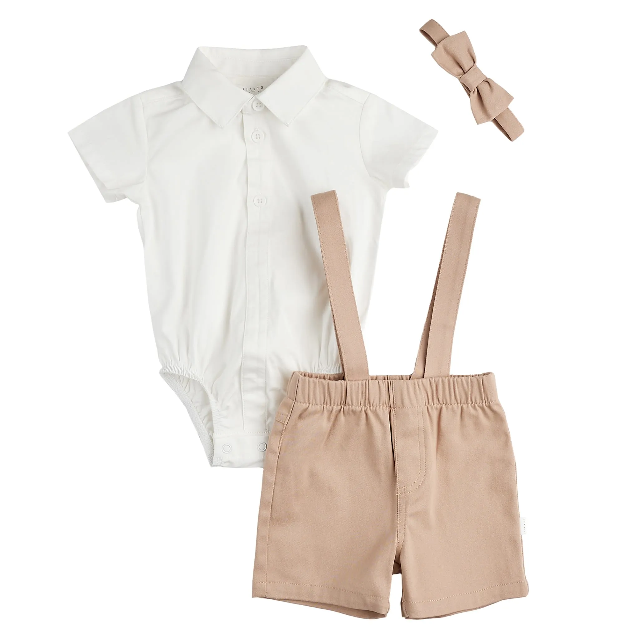 Firsts par Petit Lem Ensemble Short 3-24mois