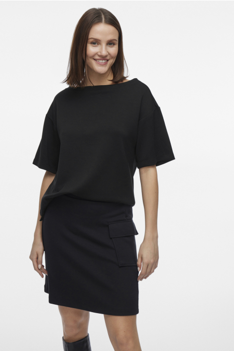 Vila zwarte dames t-shirt
