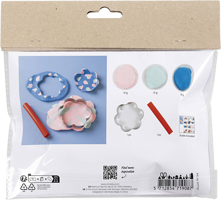 Creativ Company Mini DIY Kit Modellering, Skåle