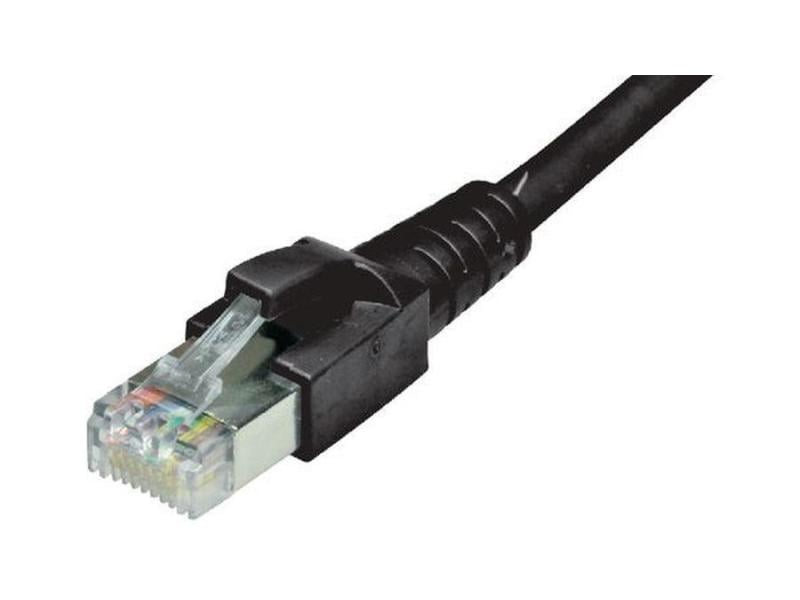 Dätwyler IT Infra Patchkabel  Cat 6A, S/FTP, 2.5 m, Schwarz Patchkabel, 2.5 m, Schwarz