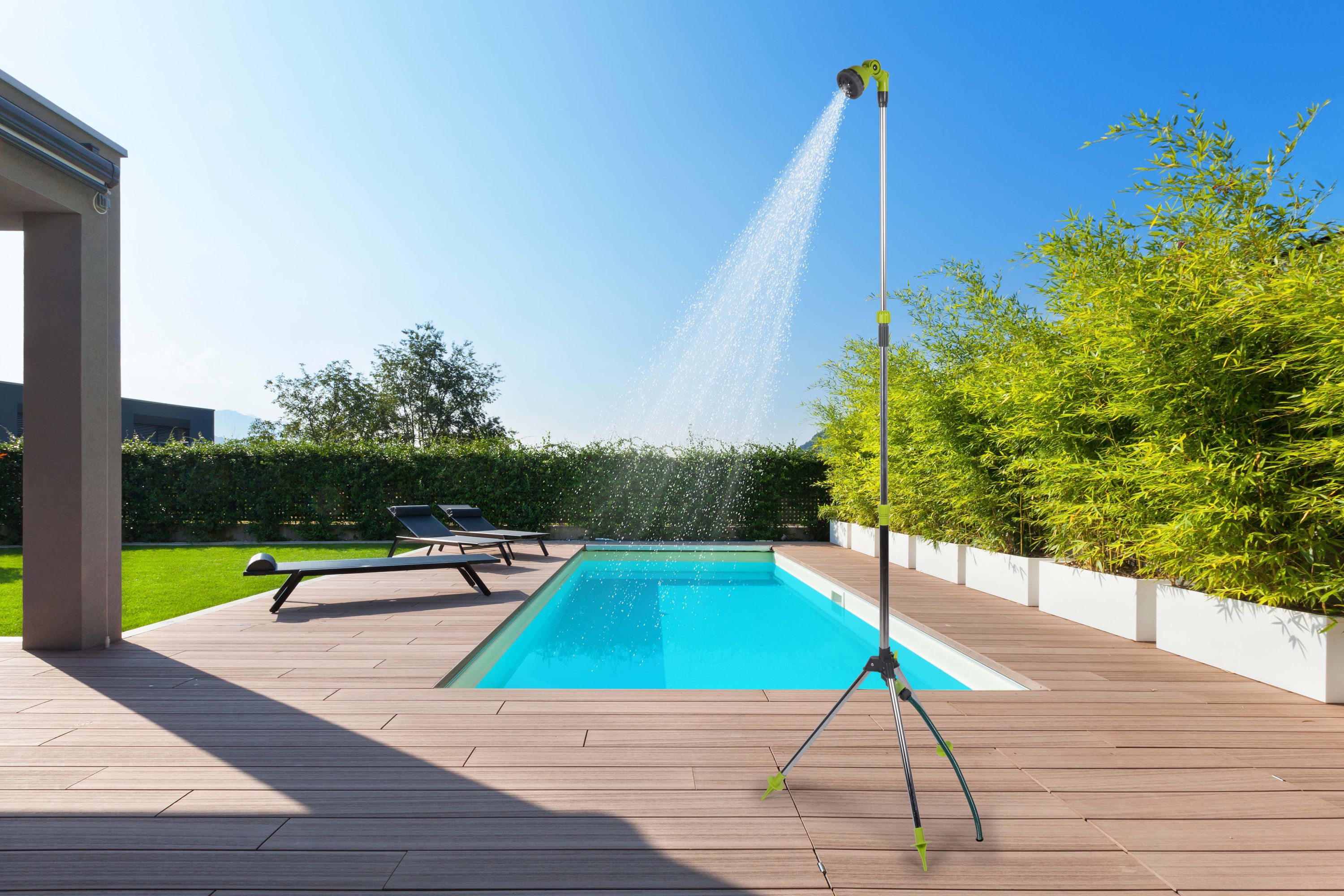 Gartendusche höhenverstellbar