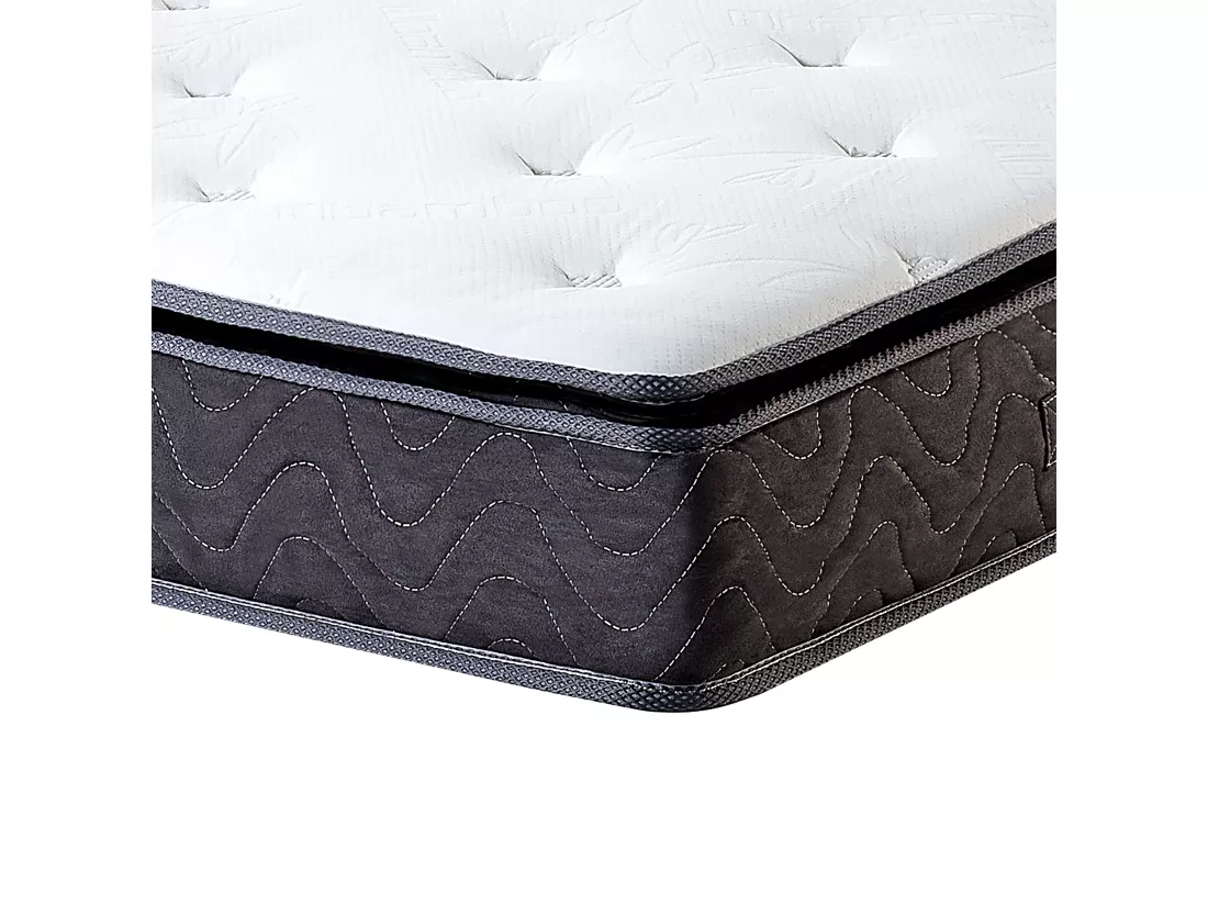 Matelas à ressorts ensachés en latex JOY Moyennement ferme 140 x 200 cm