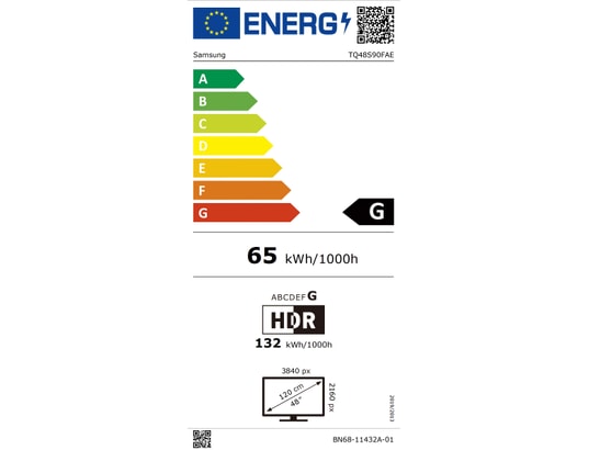 SAMSUNG - TV OLED 4K 120 cm TQ48S90F AI Smart TV 2025
