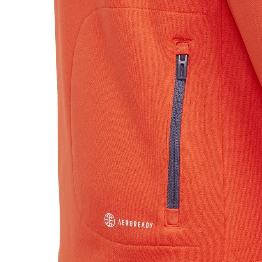 adidas Maillot d'Entraînement Aeroready 1/2 Zip - Orange Enfant