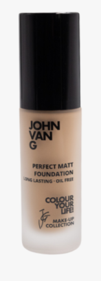 John van G Perfect Matt Foundation Long Lasting Oil Free 56 1 Stuk