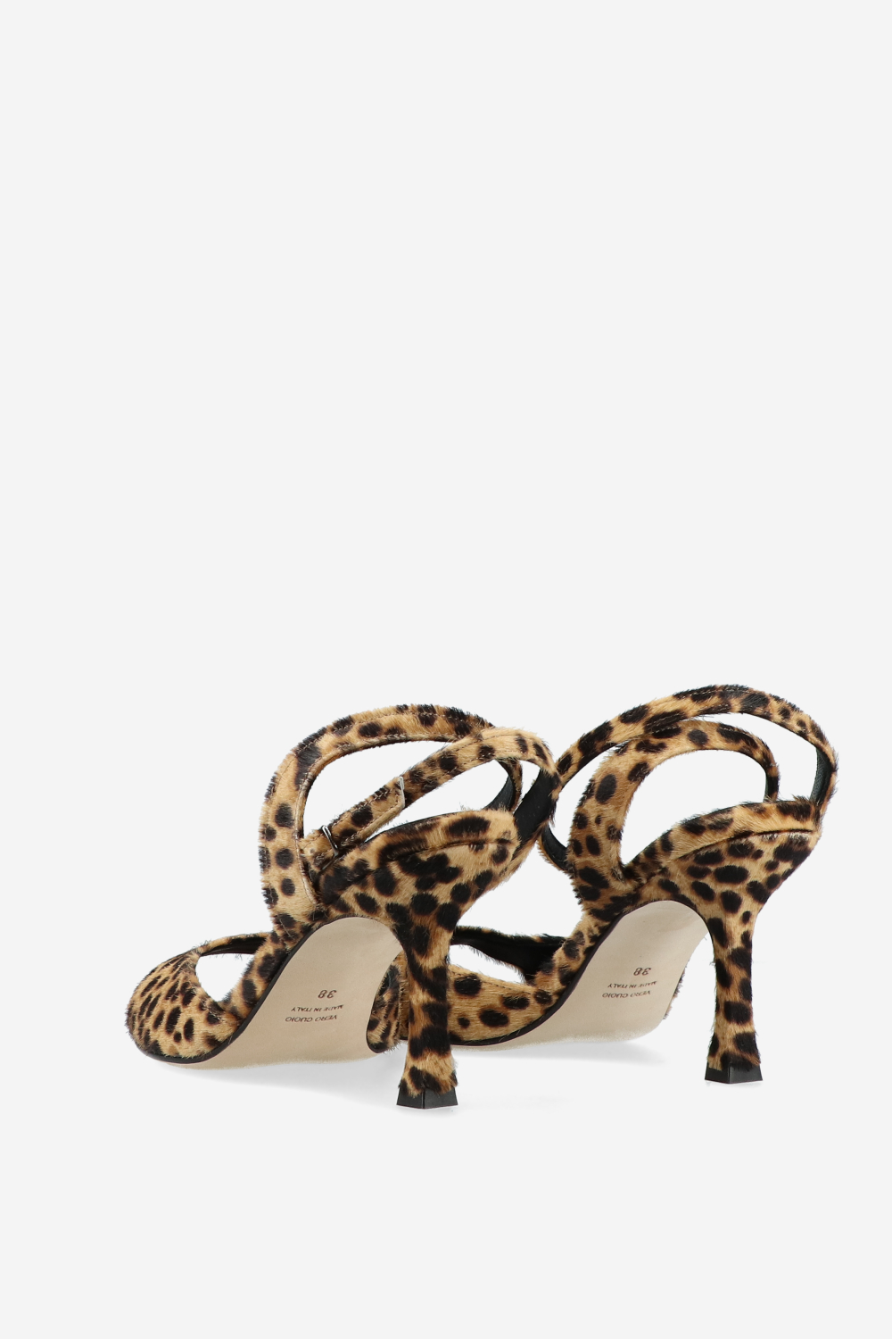 Dial Drunk pony hair heeled sandals