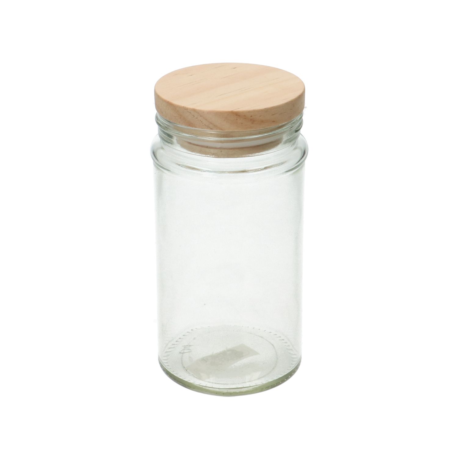 Pot met houten deksel, glas, 550 ml