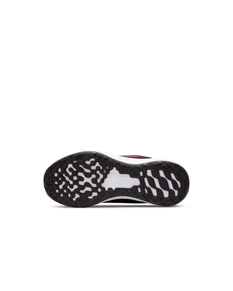 Chaussures Nike Revolution 6 Noir & Rose pour enfant