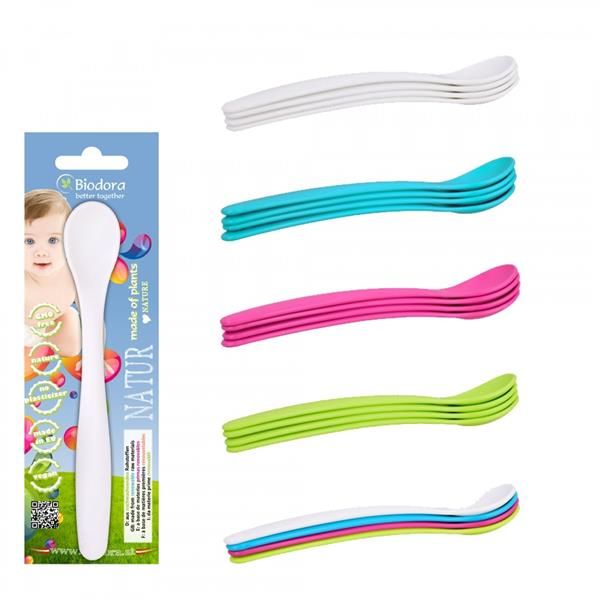 4 Colheres Pequenas Cores Sortidas