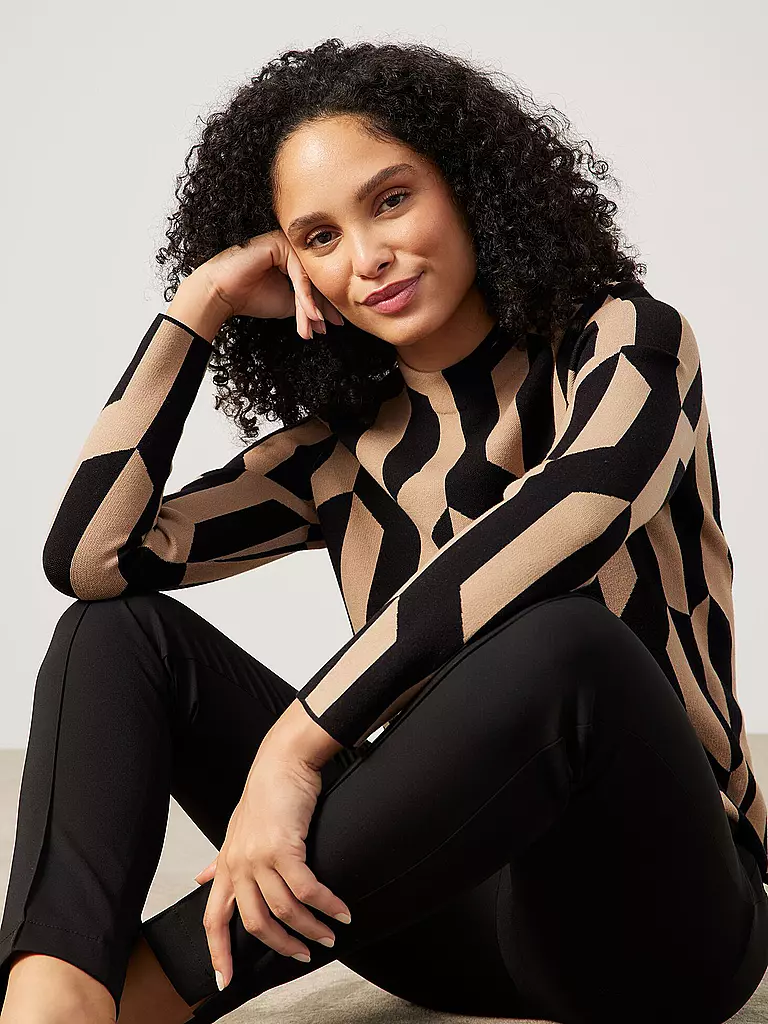 GERRY WEBER Langarmshirt camel