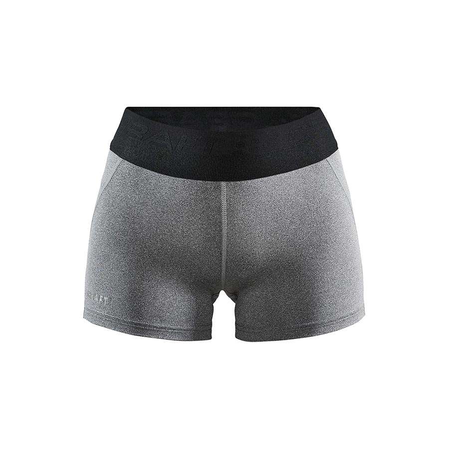 Craft Core Essence Hardloopbroek Kort Lichtgrijs/Zwart Dames
