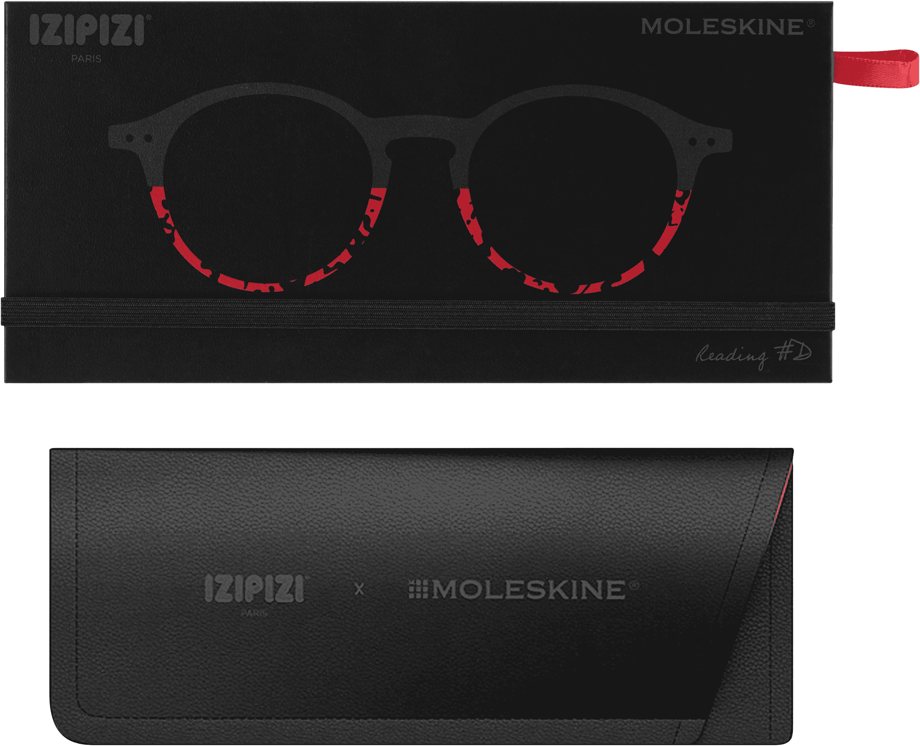 IZIPIZI x Moleskine Large Ruled Notebook and Reading Glasses