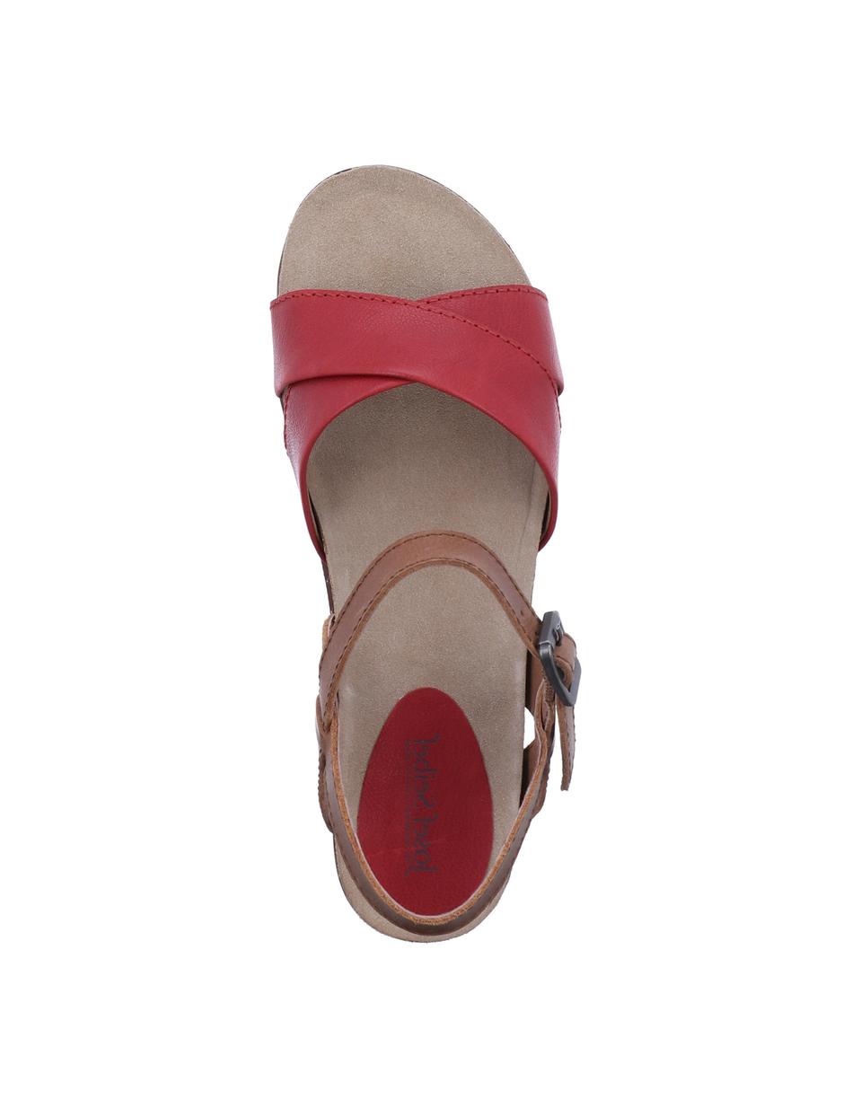Sandale Clea 10, rot-kombi