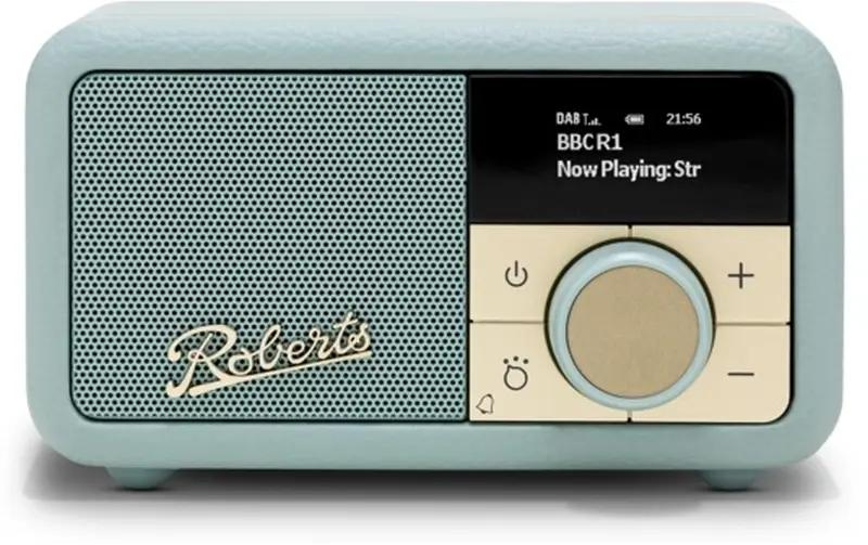 DAB+ Radio Revival Petite 2 Duck Egg Blue<br>UKW- und DAB-Radio mit Bluetooth und Weckfunktion