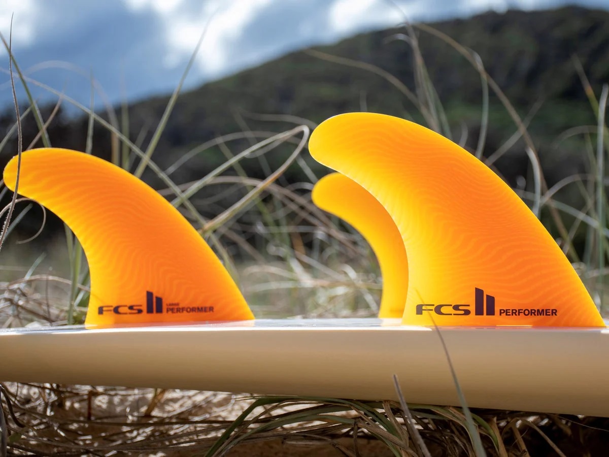 FCS FCS II Performer Eco Neo Glass Mango Thruster - Medium