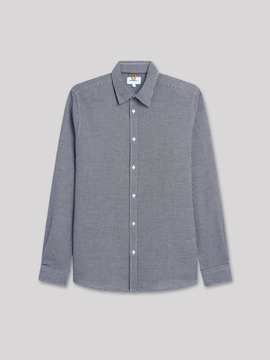 Chemise slim à carreaux