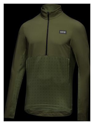 Maillot Manches Longues Gore Wear TrailKPR Hybride Vert