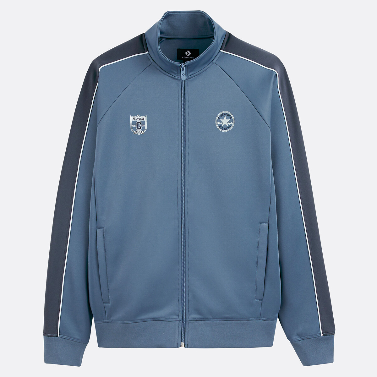 CONVERSE<br>Cardigã com zíper e logo pequeno