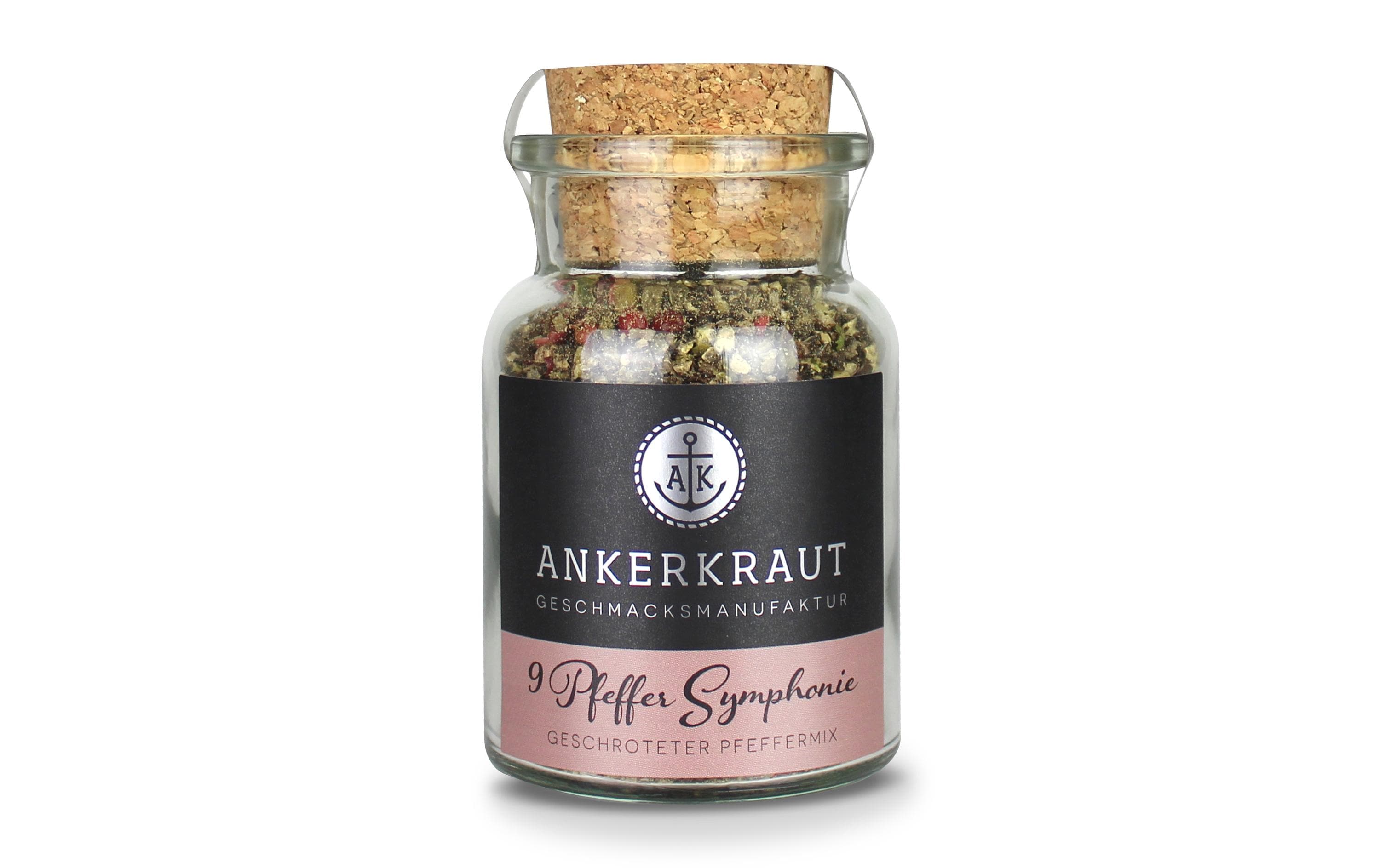 Gewürz 9 Pfeffer Symphonie 70 gGewürzmischung aus Pfeffer, Rosa Beeren und Piment