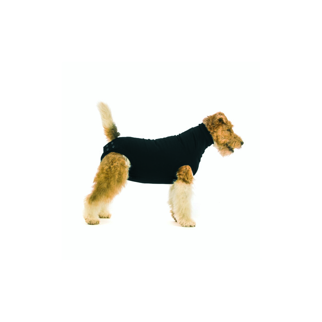 Trovet Hundebody Recovery Suit schwarz M-L