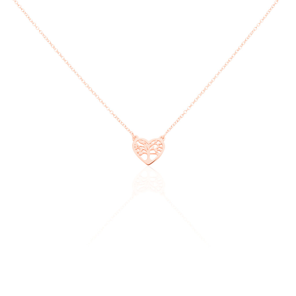 Collier Elwenn Argent Rose
