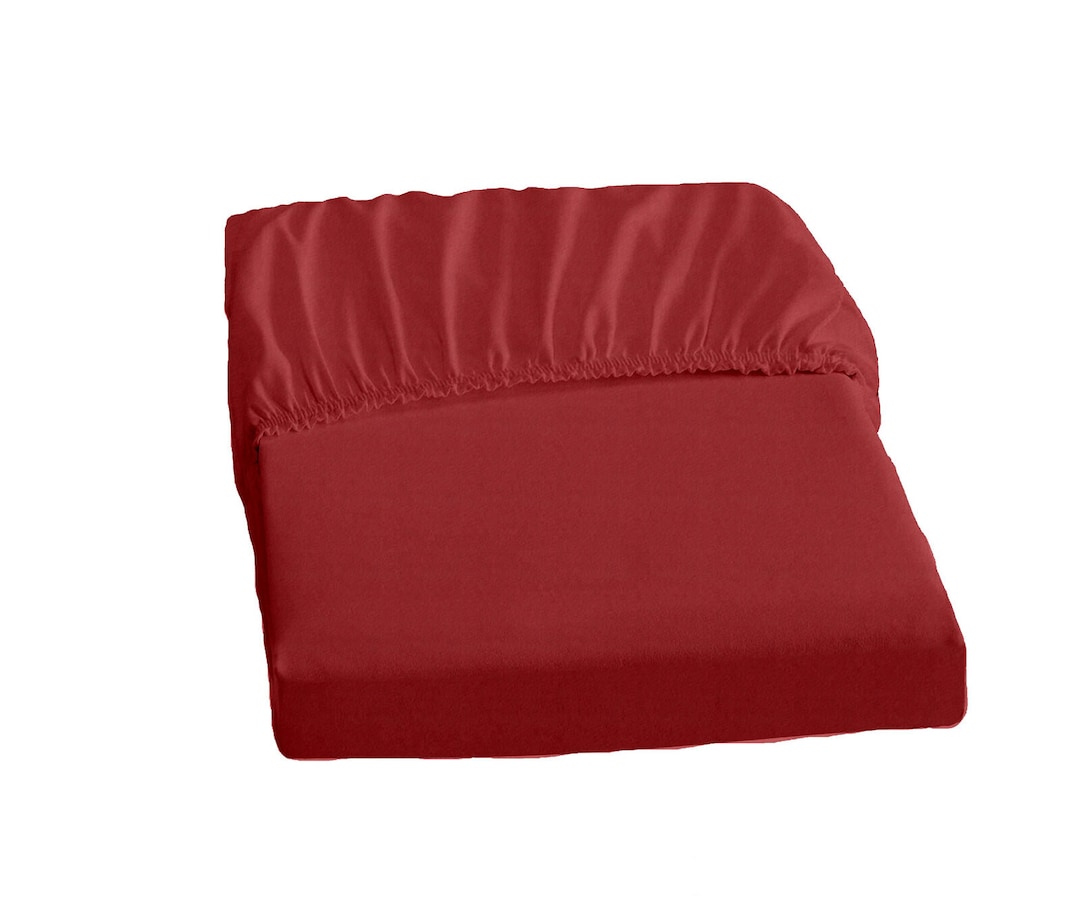 DORMISETTE Jersey-Spannbettlaken 180-200 x 200 cm rot