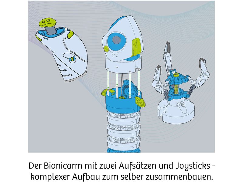 Kosmos Experimentierkasten Bionic Robotic Arm Mechanischer Flex-Greifarm
