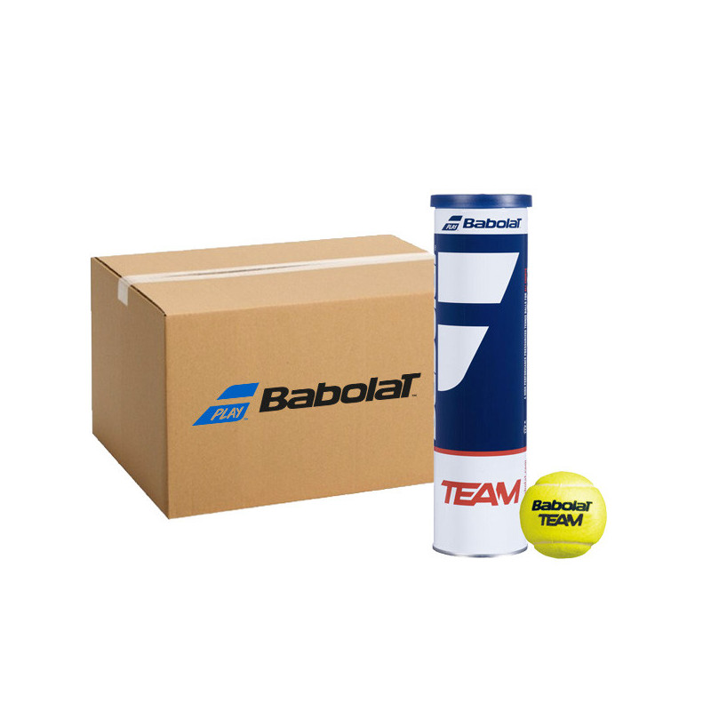 Carton Babolat Team 18 tubes 4 balles