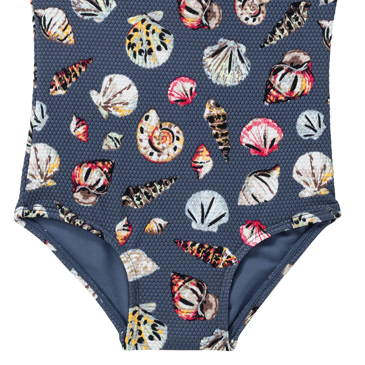 Famy Baby Badeanzug mit Wabenstruktur dunkelblau