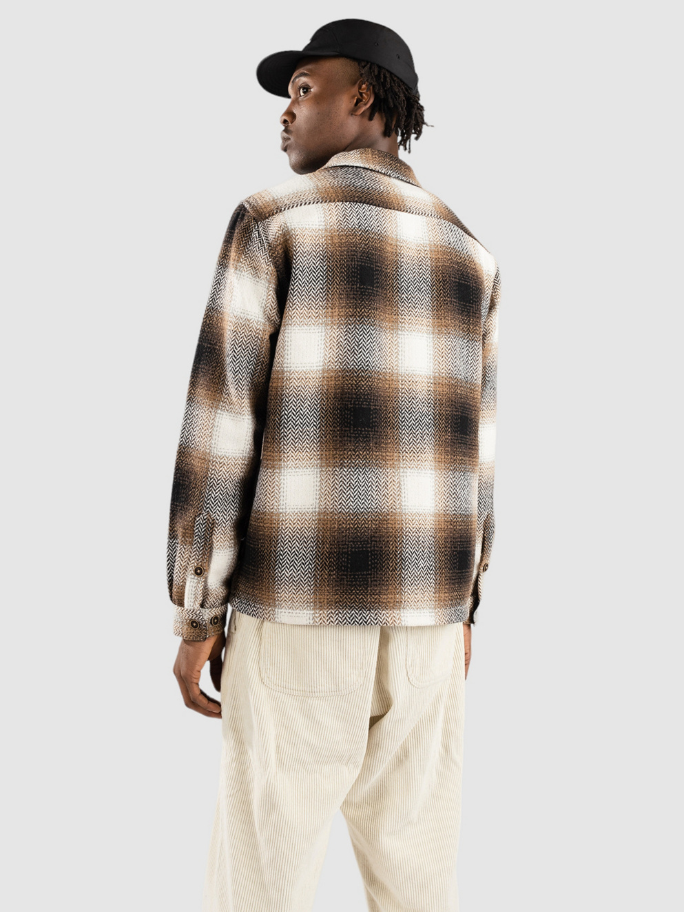 Anerkjendt Akoscar Check Jacket chocolate brown