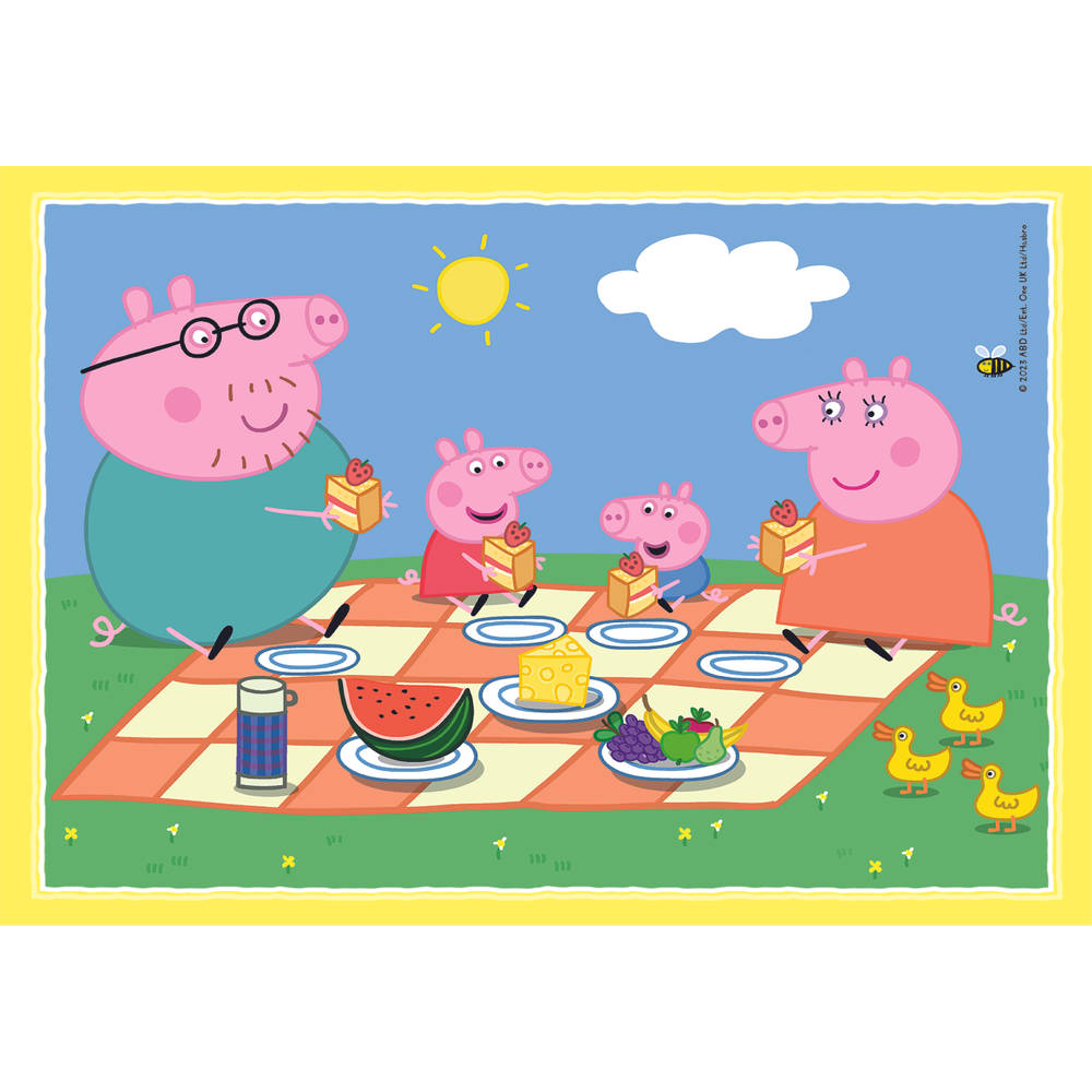 Clementoni Peppa Pig 4-in-1 puzzelset - 12 + 16 + 20 + 24 stukjes