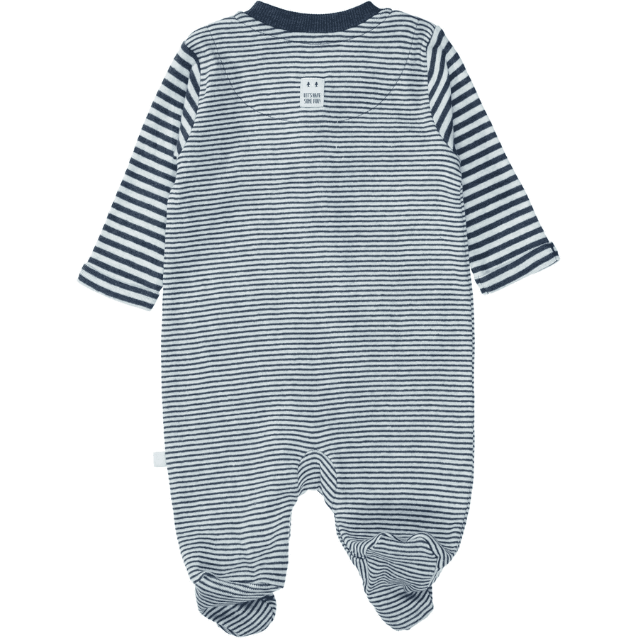 STACCATO Overall navy blue melange gestreift
