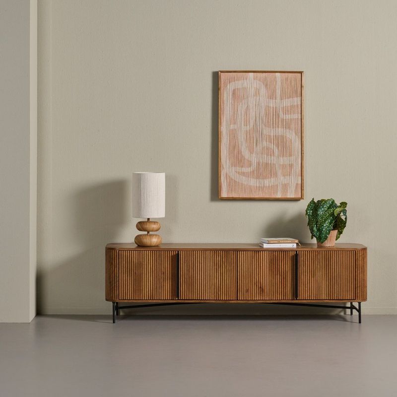 Rego - Tv Meubel - Hout - Bruin - 177x50x40 cm
