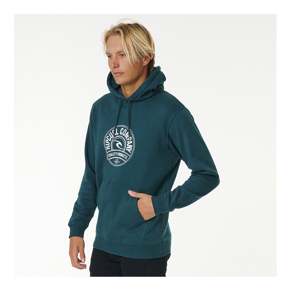 Rip Curl STAPLER - Sweat Homme blue green