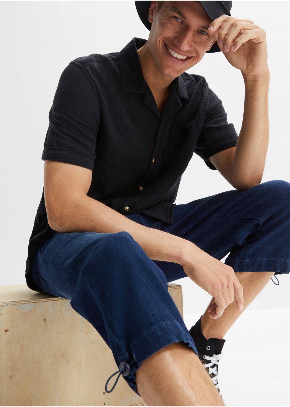 Jean 3/4 extensible, Classic Fit