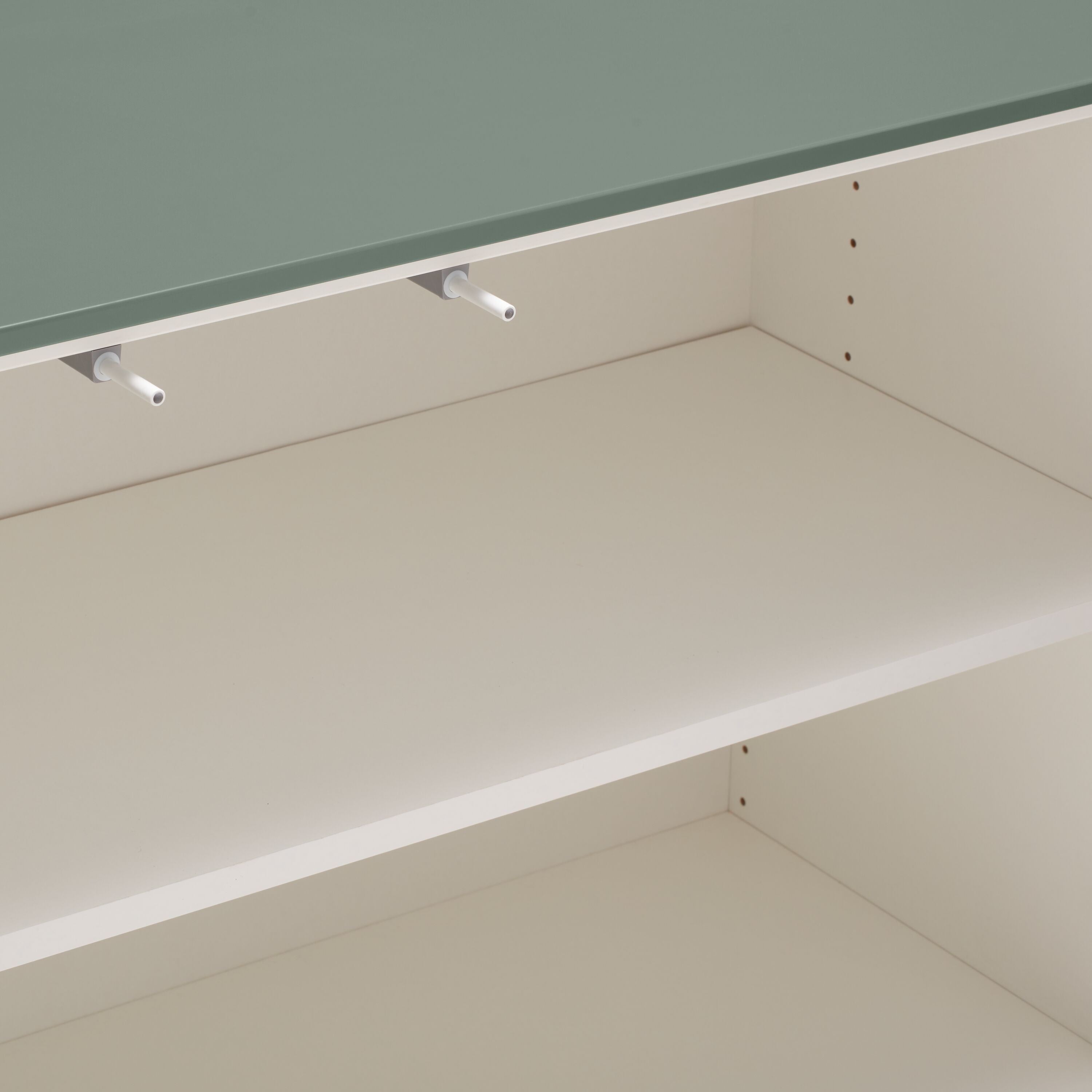 TILL Sideboard - Grün / B: 112.0 cm x T: 41.0 cm x H: 78.3 cm