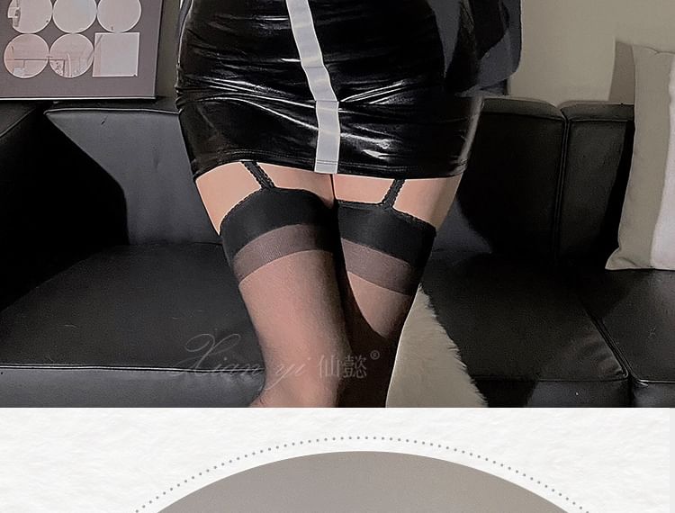 Abriea - Lingerie-kostuumset voor non