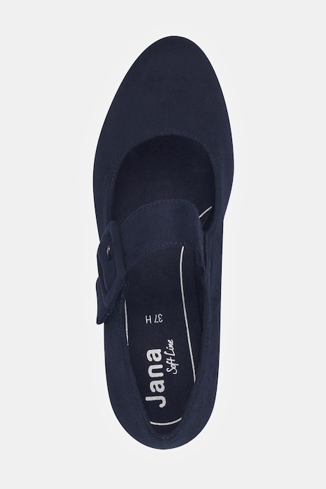 Pumps, Jana Softline, Klettspange, recycelt, Weite H