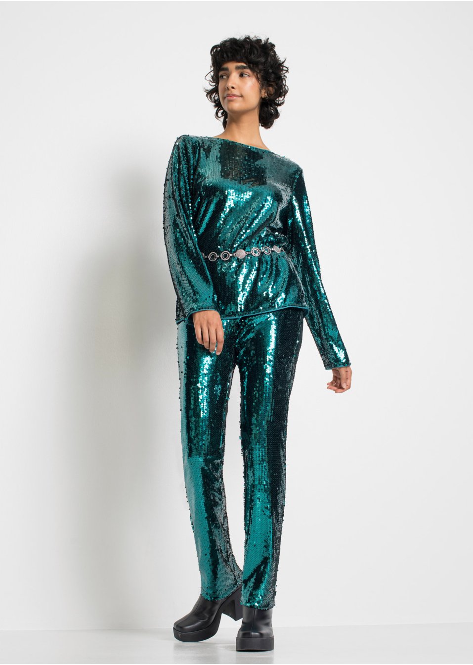 Blouse en paillettes