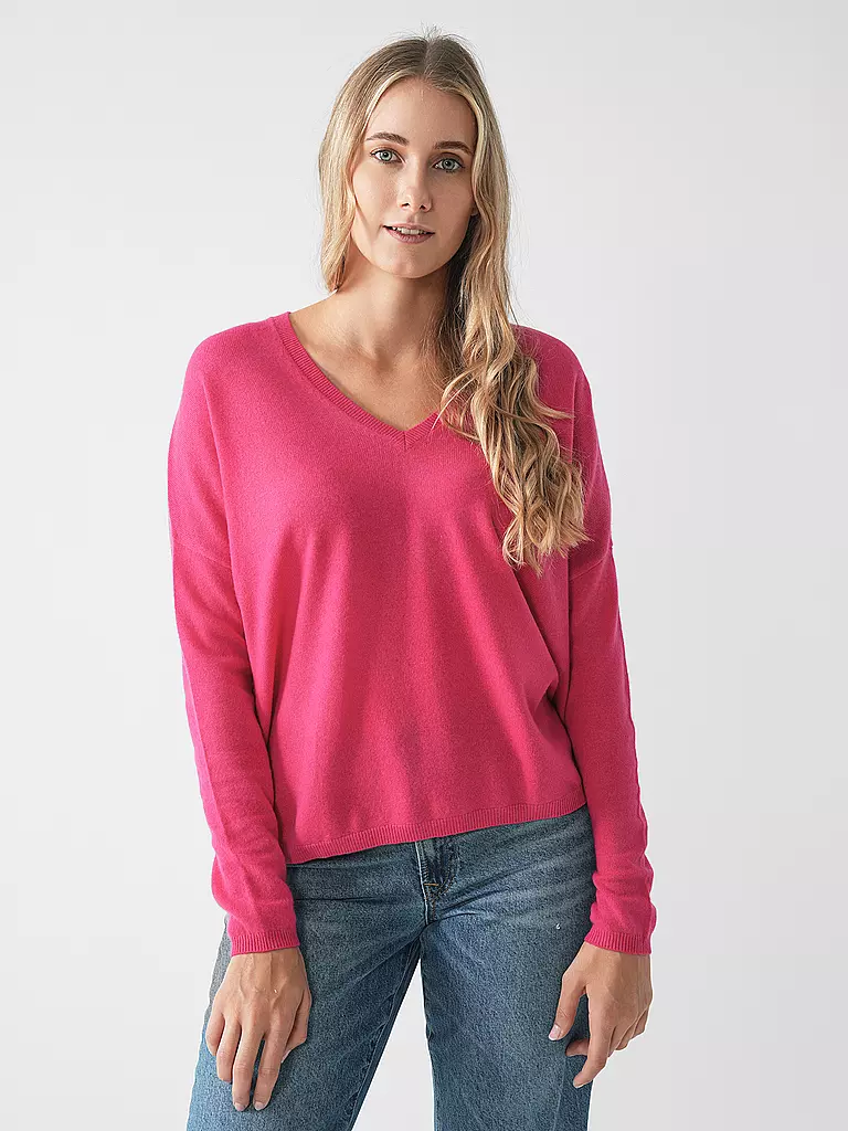 LES TRICOTS DE LEA Kaschmirpullover MONJAKOE pink