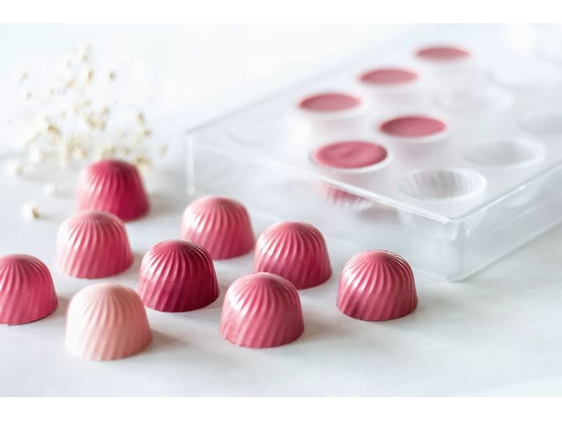 Städter Pralinenform Kuppel 13.5 x 27.5 cm Giessform für Pralinen