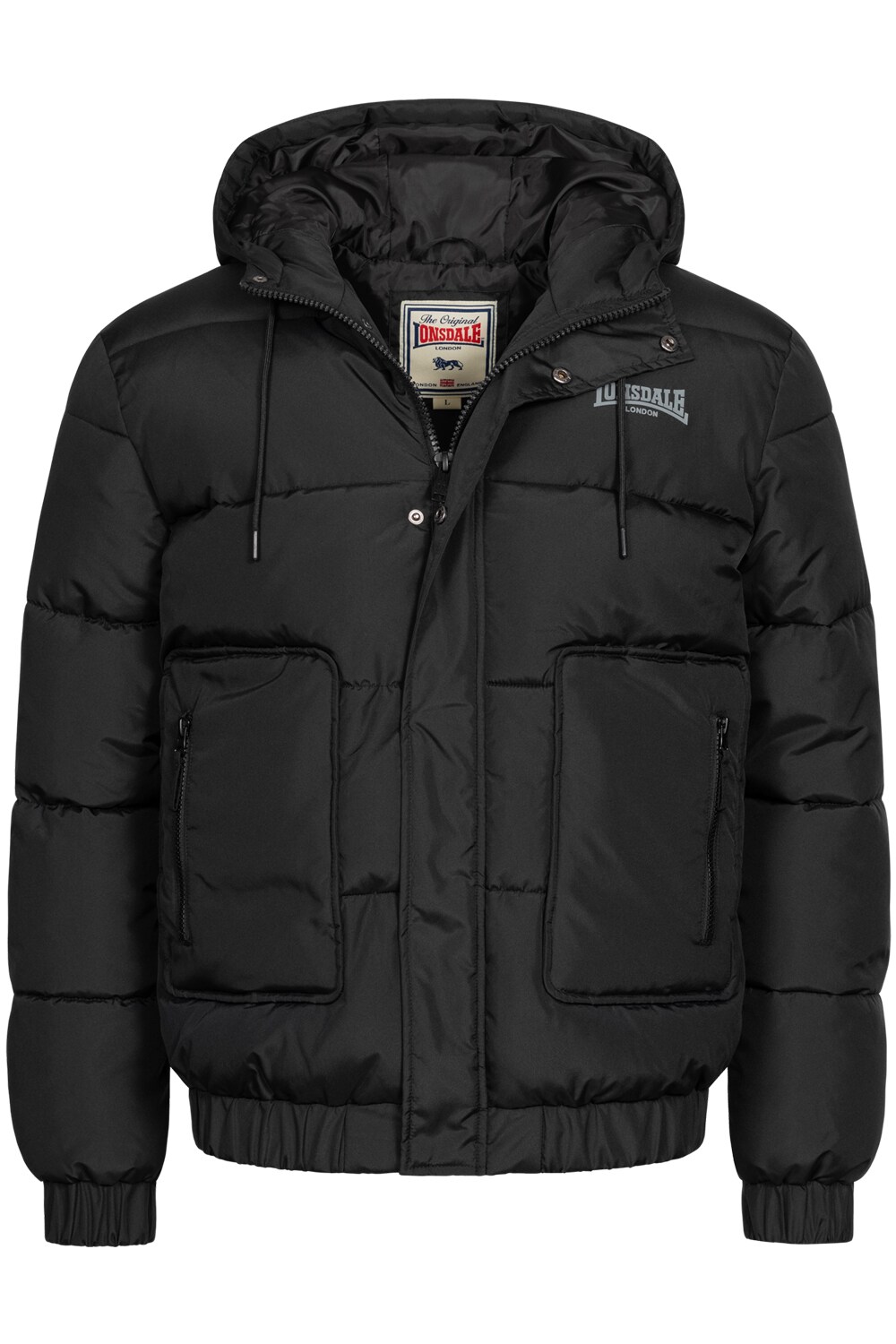 Lonsdale Herren Winterjacke mit Kapuze normale Passform DOLLAGH