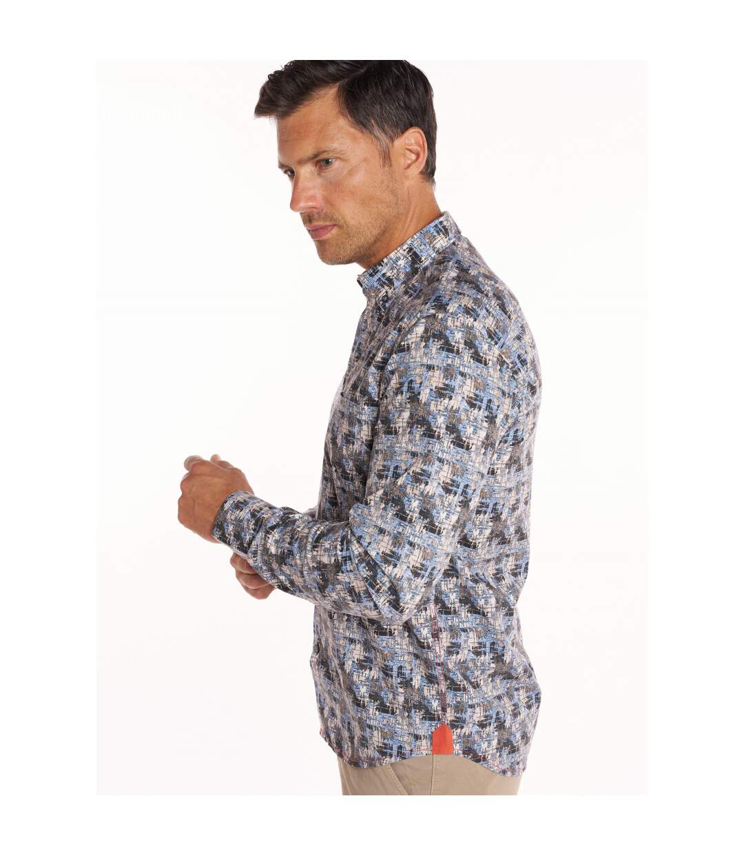 Chemise imprimée col boutonné