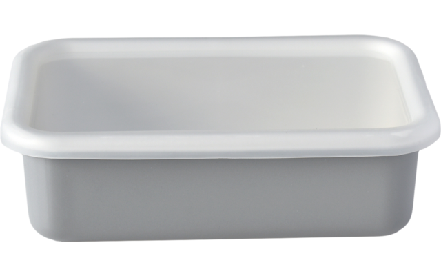 HoneyWare Emaille Frischhaltedose lichtgrau